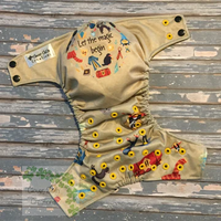 HP Let the Magic Begin Cloth Diaper - Made to Order