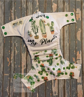 I Wet My Plants Cloth Diaper - Made to Order