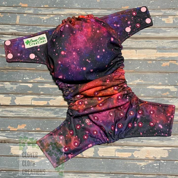 Nebula Night Cloth Diaper - Made to Order