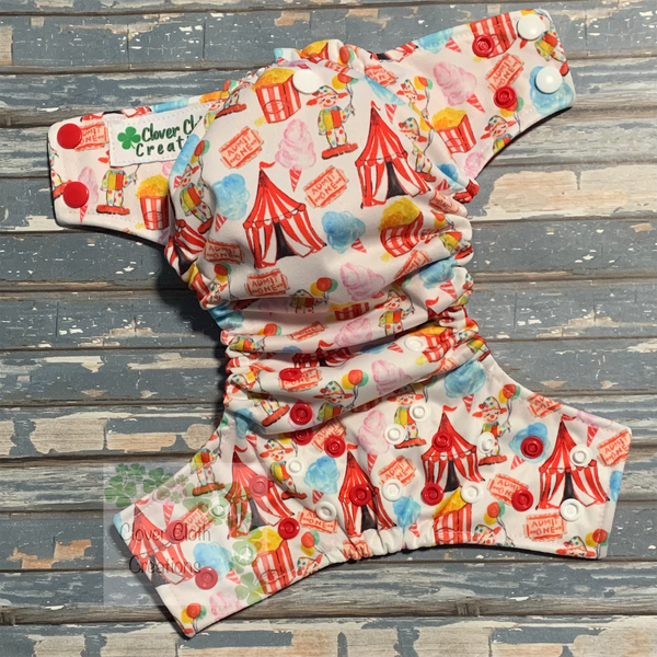 Circus Cloth Diaper - Made to Order