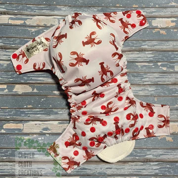 Crawfish Cloth Diaper - Made to Order