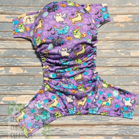 Zombie Zoo Cloth Diaper - Made to Order