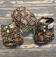 Plaid Pumpkins Cloth Diaper - Made to Order