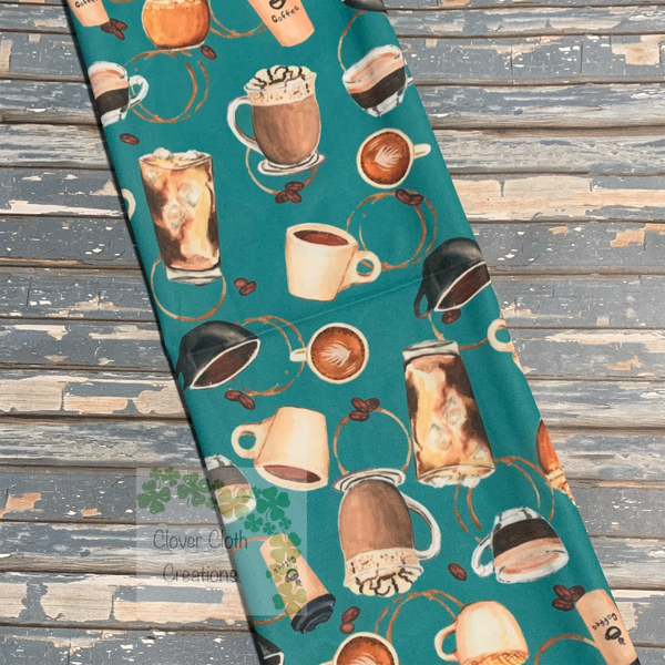 Coffee (Teal) Cloth Diaper - Made to Order