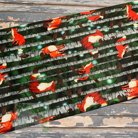 Fall Forest Fox Cloth Diaper - Made to Order