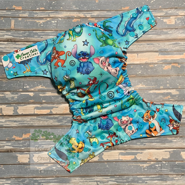 Sidekick Friends Cloth Diaper - Made to Order