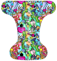 Neon Tunes Cloth Diaper - Made to Order
