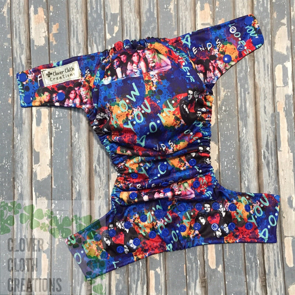 Friends Cloth Diaper - Made to Order