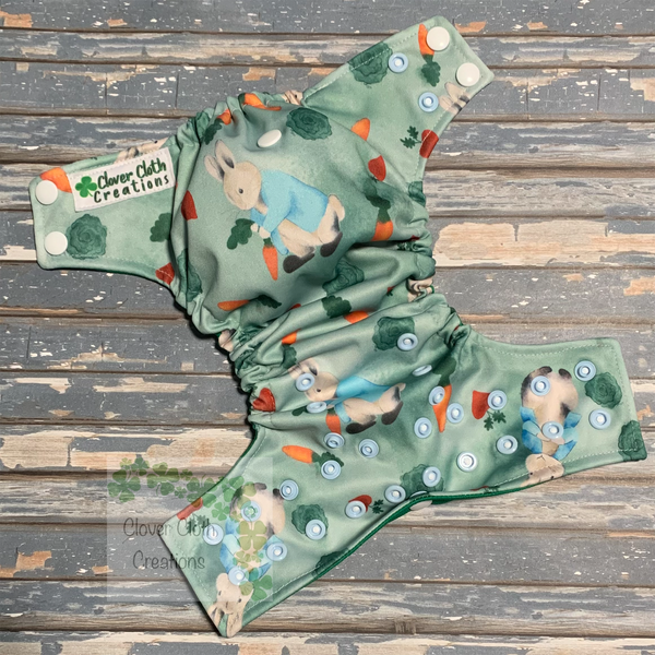 Peter Rabbit Cloth Diaper - Made to Order