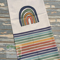 Burlap Rainbows Cloth Diaper - Made to Order